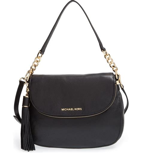 michael kors bedford medium convertible shoulder bag black